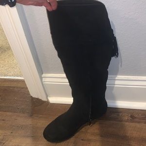 Knee length boots